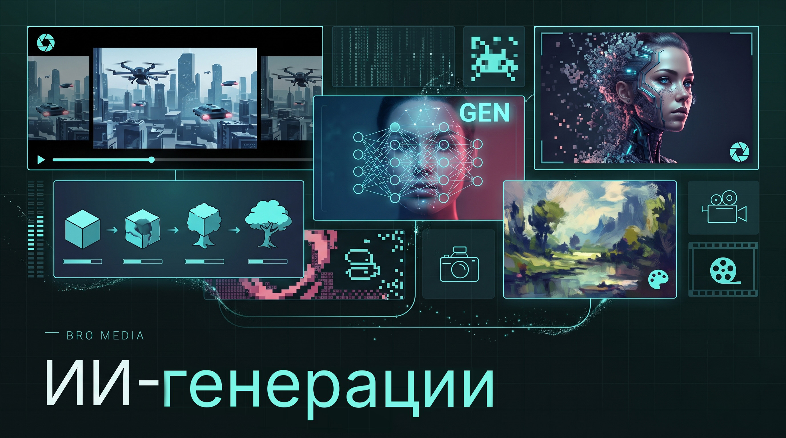 Портфолио ИИ-генераций